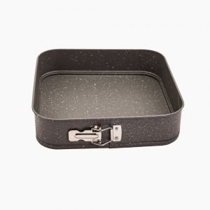 Moule à charnière carré 28 cm – idéal pour cheesecakes et gâteaux
Moule démontable antiadhésif carré – 28 cm
Ustensile de pâtisserie carré avec charnière – démoulage facile et rapide