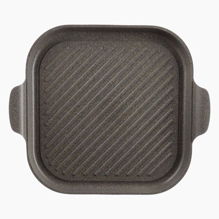 Gril Neoflam en granit 34 cm avec deux poignées, cuisson saine, disponible au Maroc